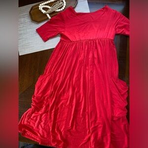 Good condition girls size 10 remie girl red dress